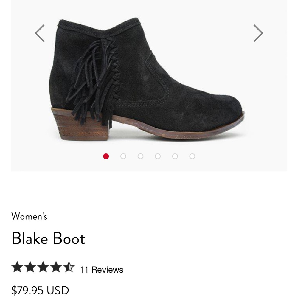 Minnetonka Fringe Suede Ankle Boots